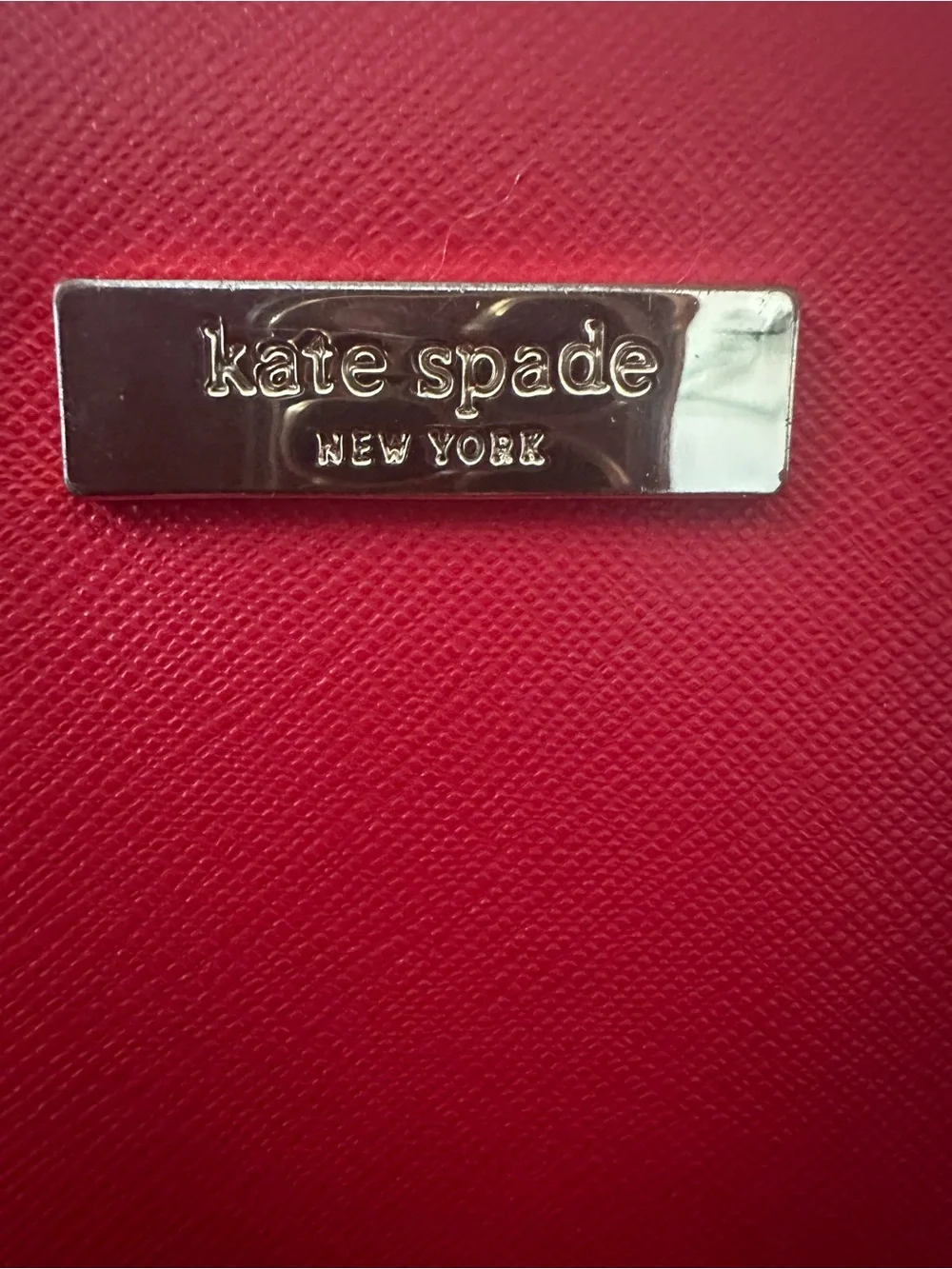 kate spade Coral Red Tote with Matching Wallet
